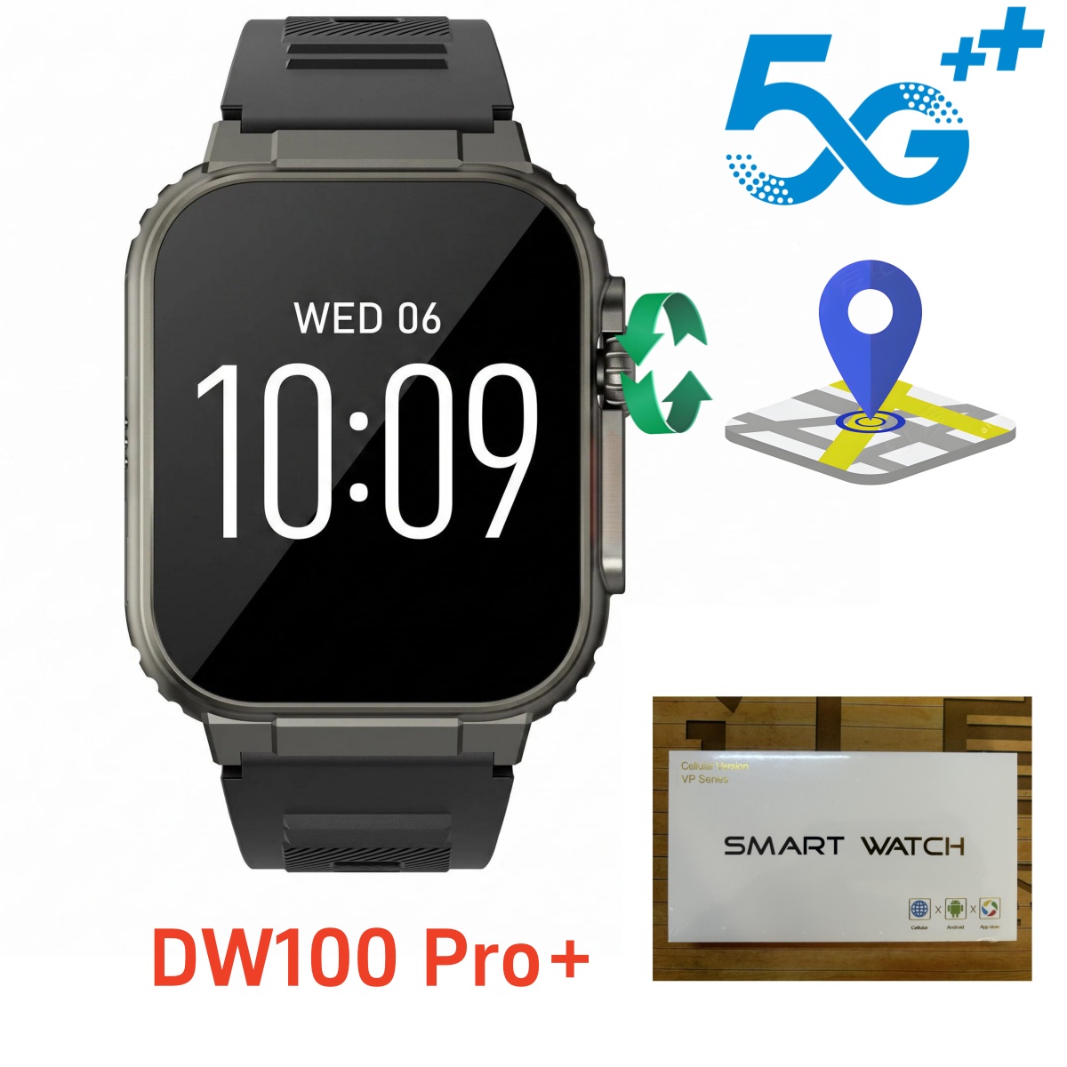 Electronics Quiz - DW100 Pro plus Touch ID Smartwatch