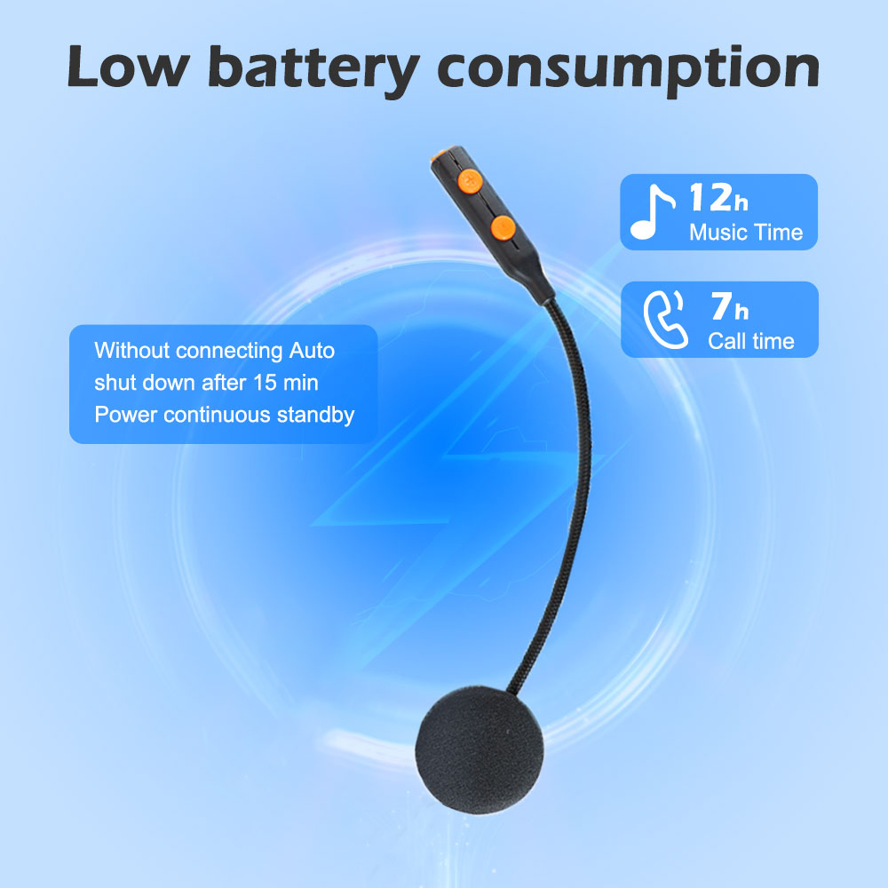 Bluetooth Speaker Waterproof - Kihous Headset Helm Sepeda Motor Satu