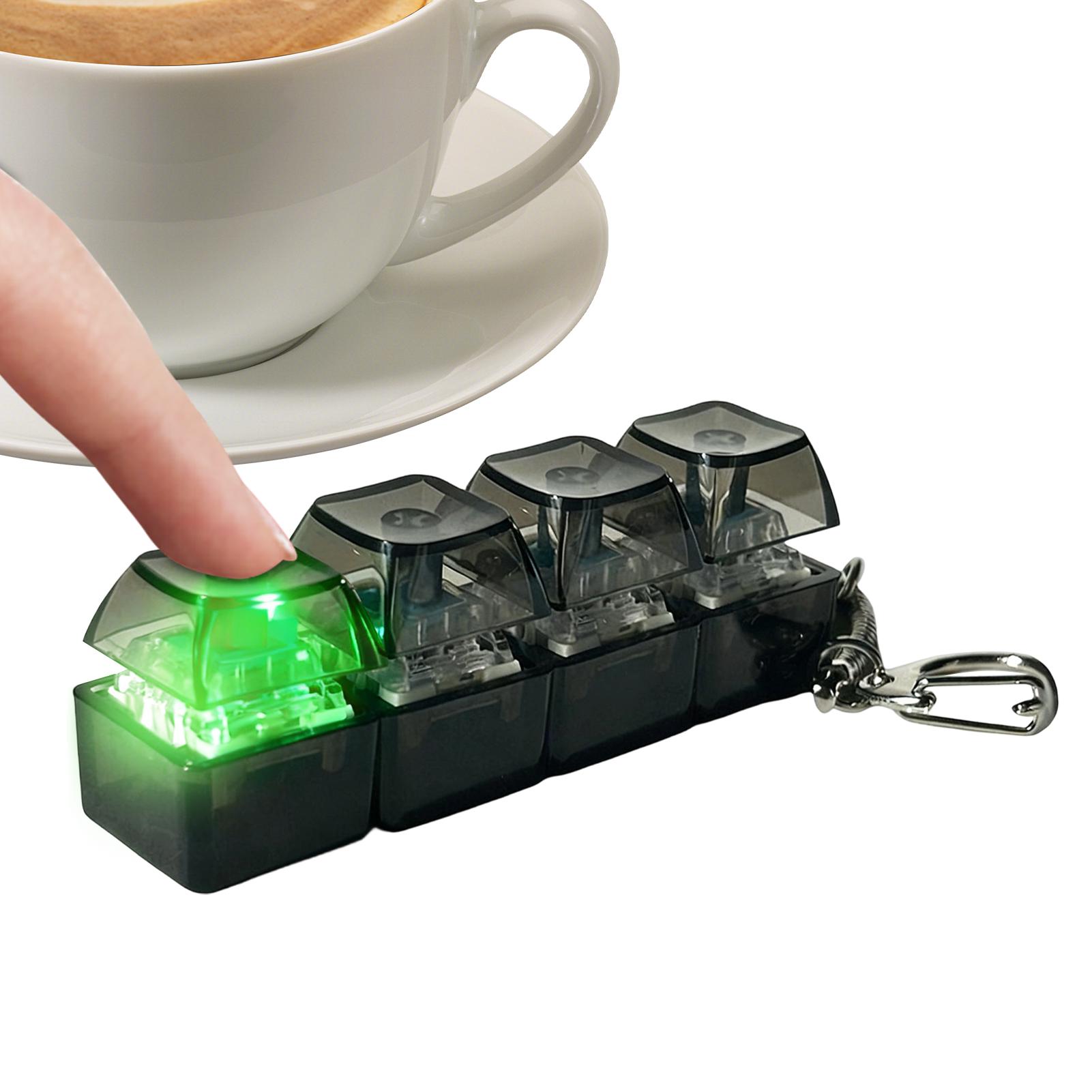 Electronics Gadgets For Kids - Mainan Fidget Gantungan Kunci Keyboard LED