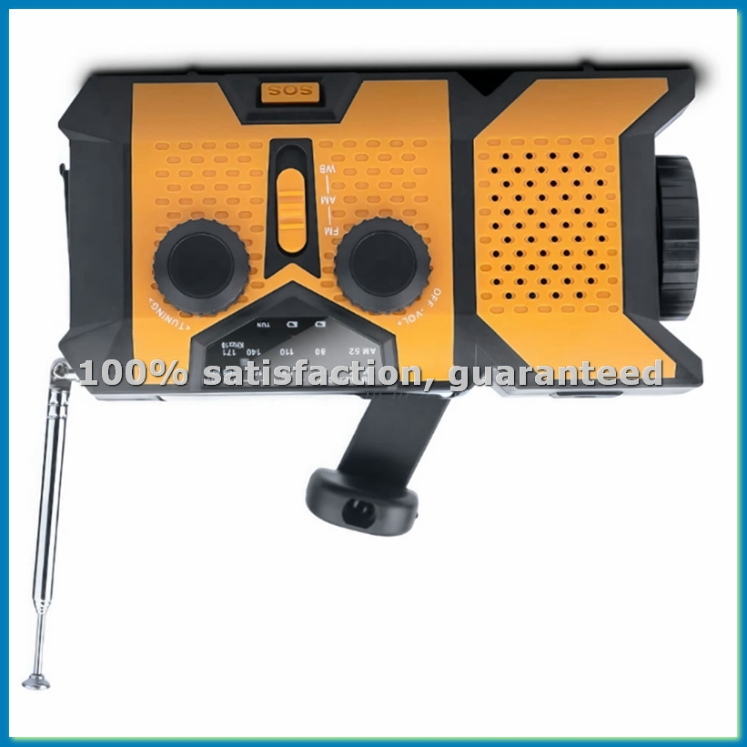 Solar Powered Charger - Radio Tenaga Surya dengan Engkol Tangan