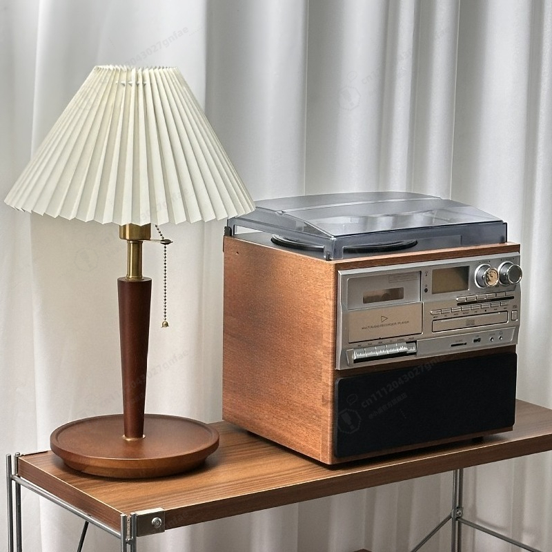 Bluetooth Speaker Waterproof - Mesin All-in-one CD Vinyl Retro Speaker