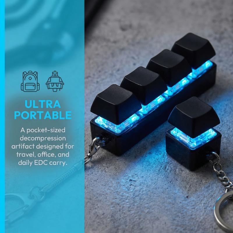 Electronics Gadgets For Kids - Mainan Gantungan Kunci Keyboard Fidget Pereda