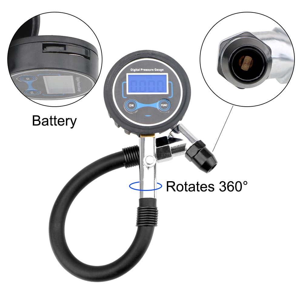 0-200Psi pengukur tekanan ban  - Electronics Quiz ulasan dan harga
