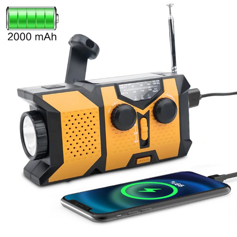 Radio Tenaga Surya dengan Engk - Solar Powered Charger ulasan dan harga