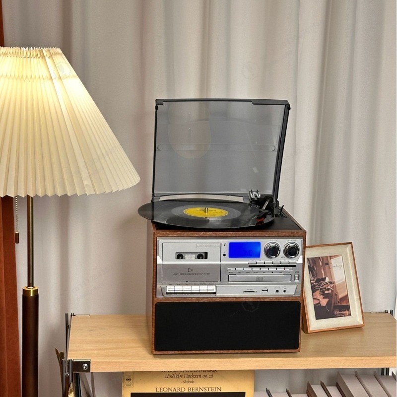Mesin All-in-one CD Vinyl Retr - Bluetooth Speaker Waterproof ulasan dan harga