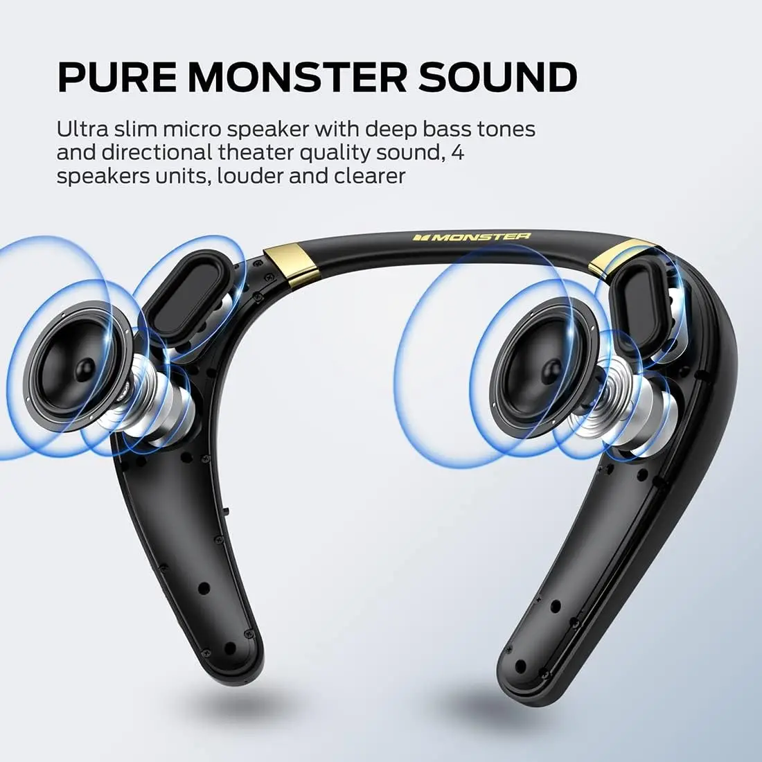 Speaker Bluetooth Leher Monste - Bluetooth Speaker Waterproof ulasan dan harga