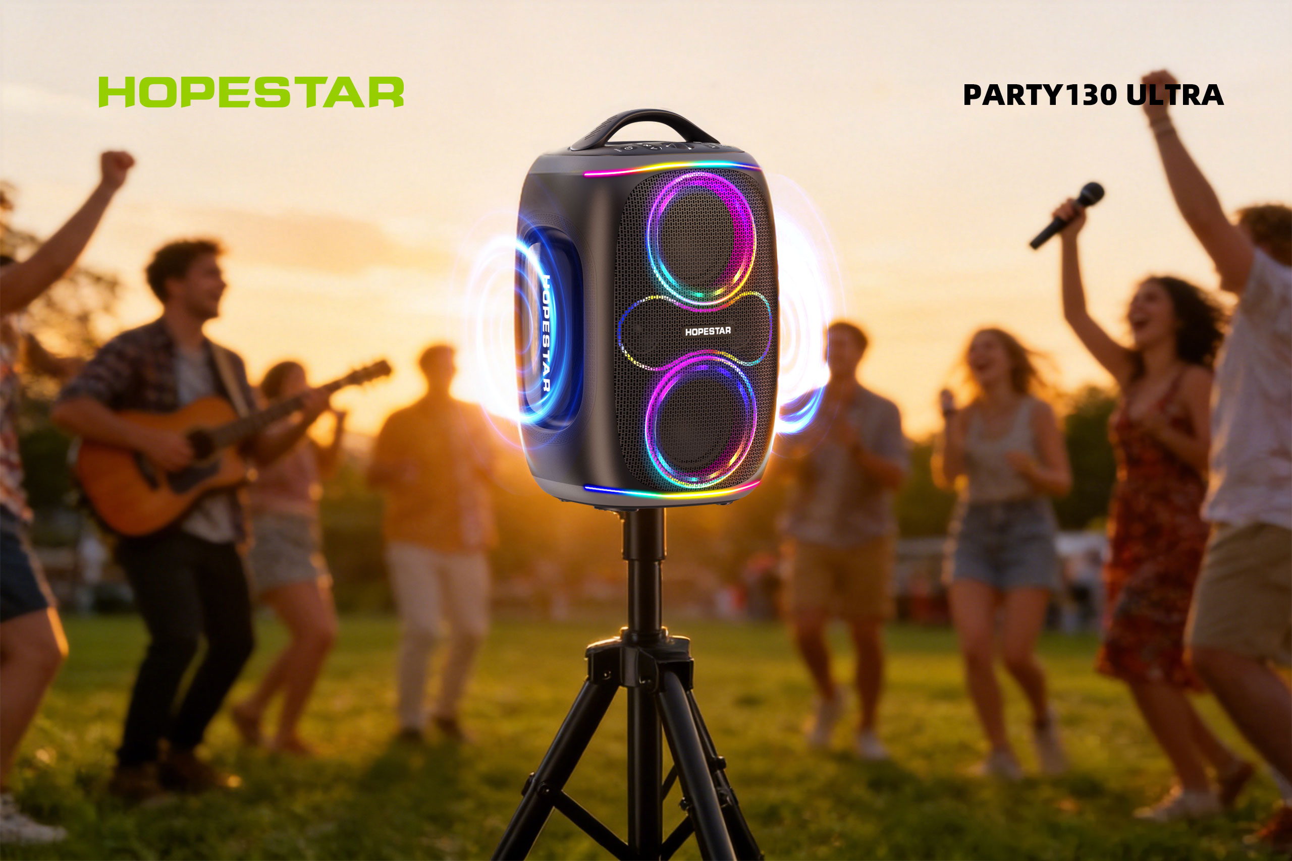 HOPESTAR PARTY130 ULTRA 450W B - Bluetooth Speaker Waterproof ulasan dan harga