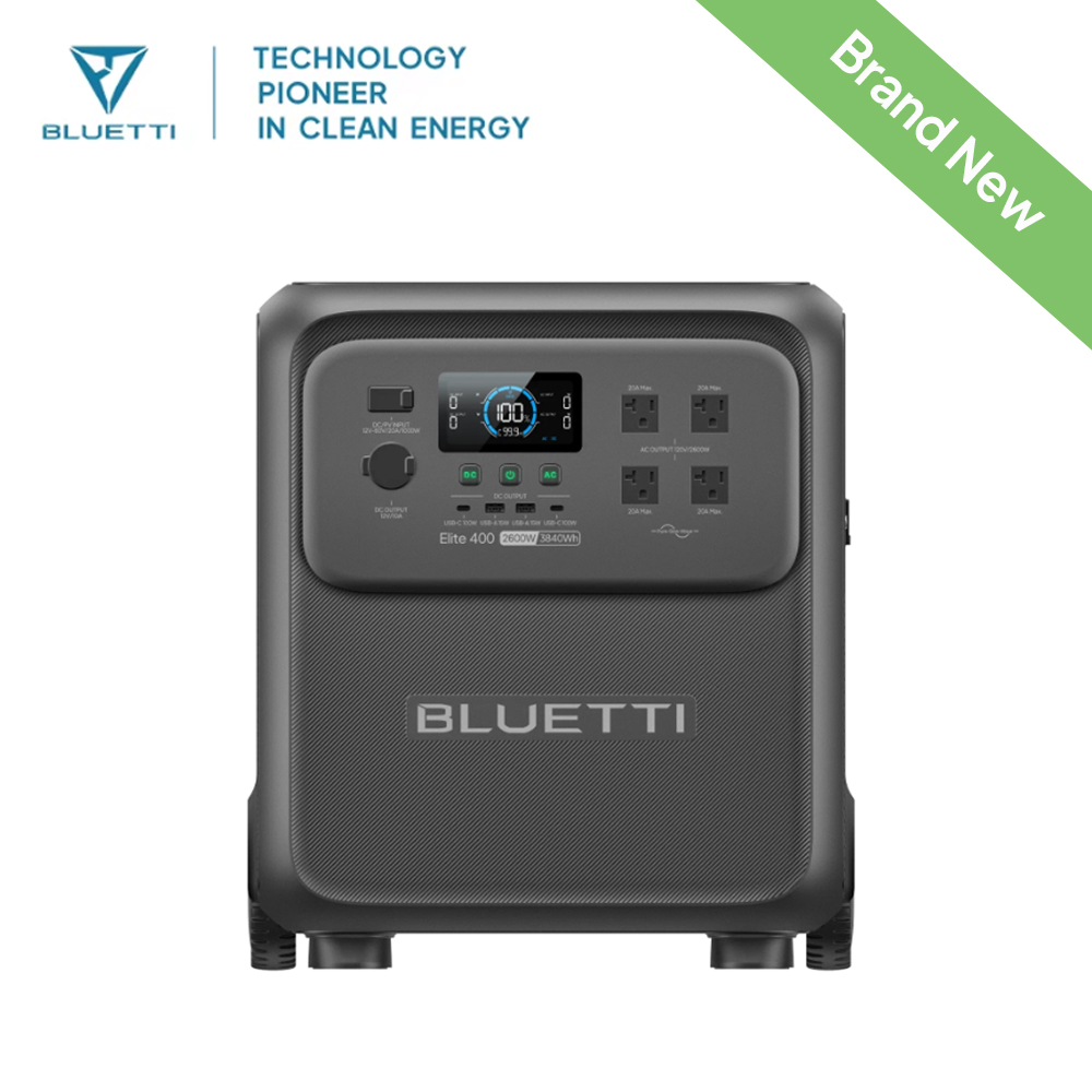 BLUETTI Elite 400 2600W 3840Wh - Solar Powered Charger ulasan dan harga